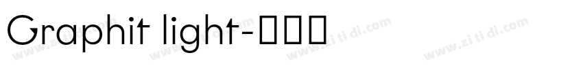 Graphit light字体转换 Graphit light字体转换